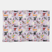 Weihnachtskatzen Küchentuch (Horizontal)