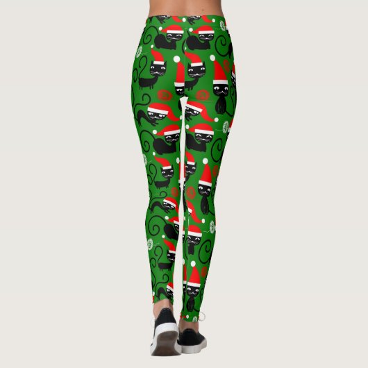 Weihnachtskatzen Leggings (Rückseite)