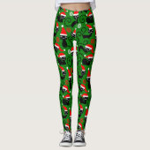 Weihnachtskatzen Leggings (Vorderseite)