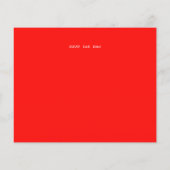 Weihnachtskatzen LKW Urlaub Einladungen (Rückseite)