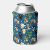 Weihnachtskatzen Muster Dosenkühler (Kanne Rückseite)