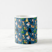 Weihnachtskatzen Muster Kaffeetasse (Mittel)