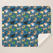 Weihnachtskatzen Muster Sherpadecke (Vorderseite (Horizontal))