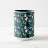 Weihnachtskatzen Muster Tasse (Zentrum)