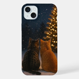 Weihnachtskatzen-Paar iPhone-Hülle 15 Plus iPhone 15 Plus Hülle