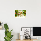 Weihnachtskatzen Poster (Heimbüro)