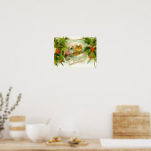Weihnachtskatzen Poster (Küche)