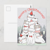 Weihnachtskatzen Postkarte (Vorne/Hinten)