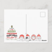 Weihnachtskatzen Postkarte (Rückseite)