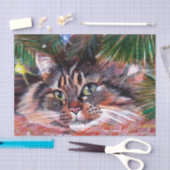 Weihnachtskatzen Seidenpapier (Handwerk)