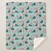 Weihnachtskatzen Sherpadecke (Vorderseite)