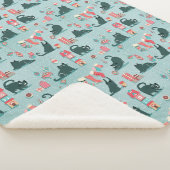 Weihnachtskatzen Sherpadecke (3/4)