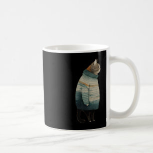 Weihnachtskatzen Spaß Kitten Pet Fett Graue Katze Kaffeetasse