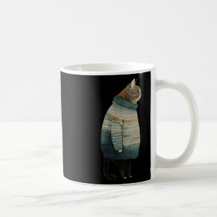 Weihnachtskatzen Spaß Kitten Pet Fett Graue Katze  Kaffeetasse