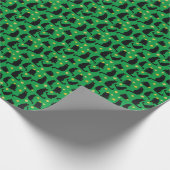 Weihnachtskatzen Sterne und Bäume Geschenkpapier (Ecke)