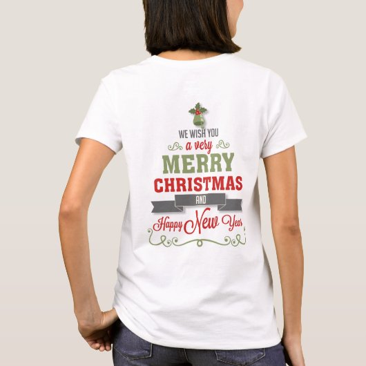 Weihnachtskatzen T-Shirt (Rückseite)