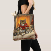 Weihnachtskatzen Tasche (Von Nahem)