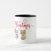 Weihnachtskatzen Tasse (Zentrum)