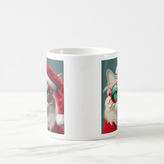 Weihnachtskatzen-Tasse Kaffeetasse (Mittel)