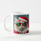 Weihnachtskatzen-Tasse Kaffeetasse (Links)