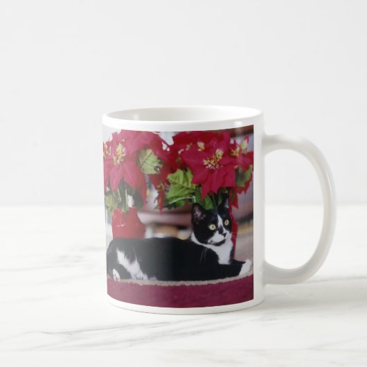 Weihnachtskatzen-Tasse Kaffeetasse (Rechts)