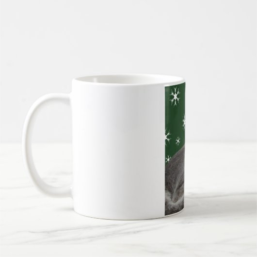Weihnachtskatzen-Tasse Kaffeetasse (Links)