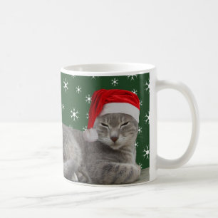 Weihnachtskatzen-Tasse Kaffeetasse