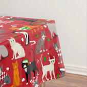 Weihnachtskatzen Tischdecke (Beispiel)