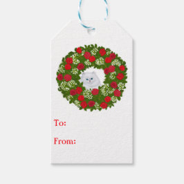 Weihnachtskatzen Tree Geschenktasten Geschenkanhänger