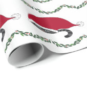 Weihnachtskatzen und Garland Geschenkpapier (Rolleneckpunkt)