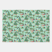 Weihnachtskatzen und Strümpfe Geschenkpapier Set (Vorderseite 2)