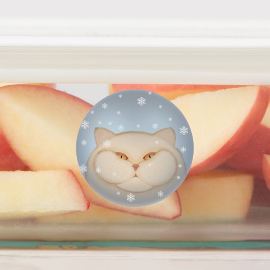 Weihnachtskatzen Weihnachtskatze Britische Katze Etiketten (Befestigt)