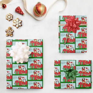 Weihnachtskatzenbuddies Geschenkpapier Set