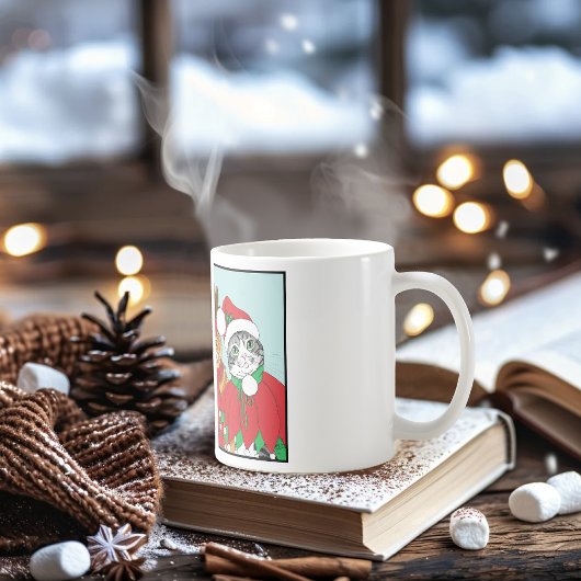 Weihnachtskatzenbuddies Kaffeetasse