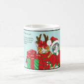 Weihnachtskatzenbuddies Kaffeetasse (Mittel)