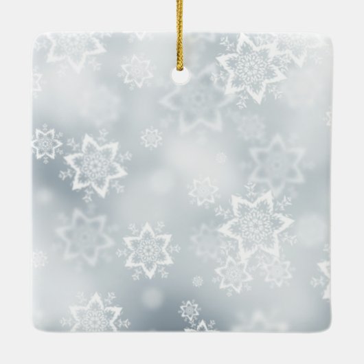 Weihnachtskatzendekoration singen keramikornament (Rückseite)