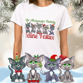 Weihnachtskatzenfest T-Shirt