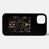 Weihnachtskatzengeschenk für Katzenbesitzer Case-Mate iPhone Hülle (Rückseite (Horizontal))
