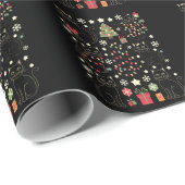 Weihnachtskatzengeschenk für Katzenbesitzer Geschenkpapier (Rolleneckpunkt)