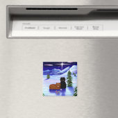 Weihnachtskatzenmäuse Christlich Magnet (In Situ (Geschirrspüler))