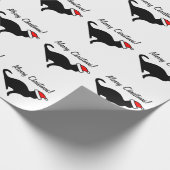 Weihnachtskatzenpapier Geschenkpapier (Ecke)