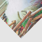 Weihnachtskatzenpapier Seidenpapier (Detail)