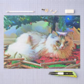 Weihnachtskatzenpapier Seidenpapier (Handwerk)