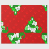 Weihnachtskatzenpflaster Geschenkpapier (Flach)