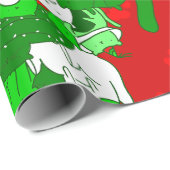 Weihnachtskatzenpflaster Geschenkpapier (Rolleneckpunkt)