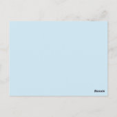 Weihnachtskatzenpostkarte Postkarte (Rückseite)