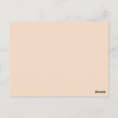 Weihnachtskatzenpostkarte Postkarte (Rückseite)