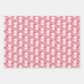 Weihnachtskatzenverpackungsblätter Geschenkpapier Set (Vorderseite)