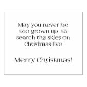 Weihnachtskautschuk-Briefmarke Gummistempel (Prägung)