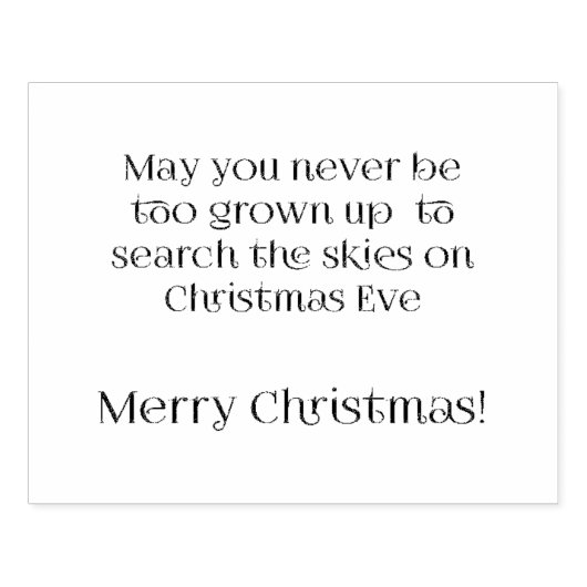 Weihnachtskautschuk-Briefmarke Gummistempel (Prägung)